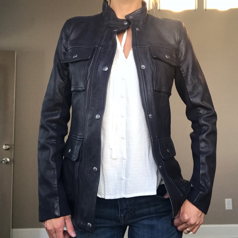GAP Genuine Lamb Skin Leather Jacket